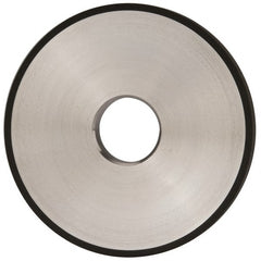 Made in USA - 5" Diam x 1-1/4" Hole x 1/2" Thick, N Hardness, 150 Grit Surface Grinding Wheel - Diamond, Type 1A1, Very Fine Grade - Exact Tooling