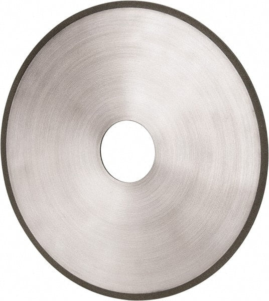 Made in USA - 6" Diam x 1-1/4" Hole x 1/16" Thick, N Hardness, 100 Grit Surface Grinding Wheel - Diamond, Type 1A1, Fine Grade - Exact Tooling