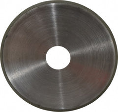 Made in USA - 6" Diam x 1-1/4" Hole x 1/16" Thick, N Hardness, 150 Grit Surface Grinding Wheel - Diamond, Type 1A1, Very Fine Grade - Exact Tooling