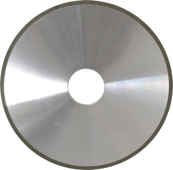 Made in USA - 6" Diam x 1-1/4" Hole x 1/8" Thick, N Hardness, 220 Grit Surface Grinding Wheel - Diamond, Type 1A1, Very Fine Grade - Exact Tooling