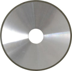 Made in USA - 6" Diam x 1-1/4" Hole x 1/8" Thick, N Hardness, 220 Grit Surface Grinding Wheel - Diamond, Type 1A1, Very Fine Grade - Exact Tooling