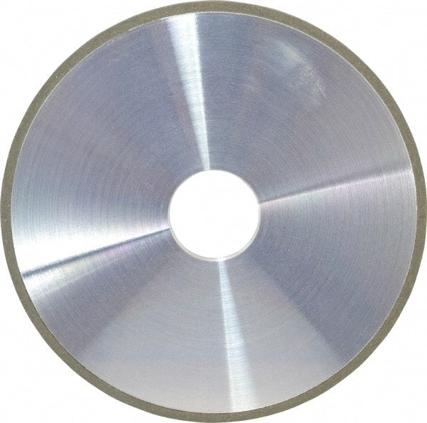 Made in USA - 6" Diam x 1-1/4" Hole x 3/16" Thick, N Hardness, 100 Grit Surface Grinding Wheel - Diamond, Type 1A1, Fine Grade - Exact Tooling