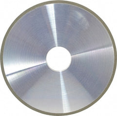 Made in USA - 6" Diam x 1-1/4" Hole x 3/16" Thick, N Hardness, 100 Grit Surface Grinding Wheel - Diamond, Type 1A1, Fine Grade - Exact Tooling