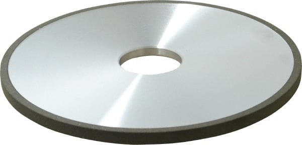 Made in USA - 6" Diam x 1-1/4" Hole x 1/4" Thick, N Hardness, 100 Grit Surface Grinding Wheel - Diamond, Type 1A1, Fine Grade - Exact Tooling