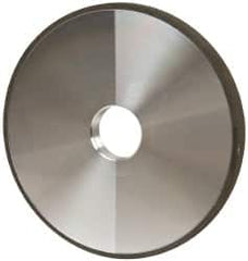 Made in USA - 6" Diam x 1-1/4" Hole x 1/2" Thick, N Hardness, 100 Grit Surface Grinding Wheel - Diamond, Type 1A1, Fine Grade - Exact Tooling