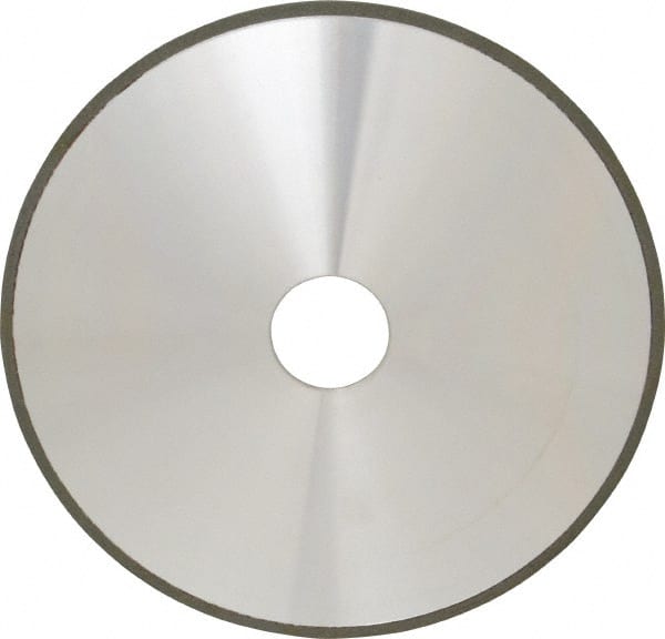 Made in USA - 7" Diam x 1-1/4" Hole x 1/8" Thick, N Hardness, 100 Grit Surface Grinding Wheel - Diamond, Type 1A1, Fine Grade - Exact Tooling