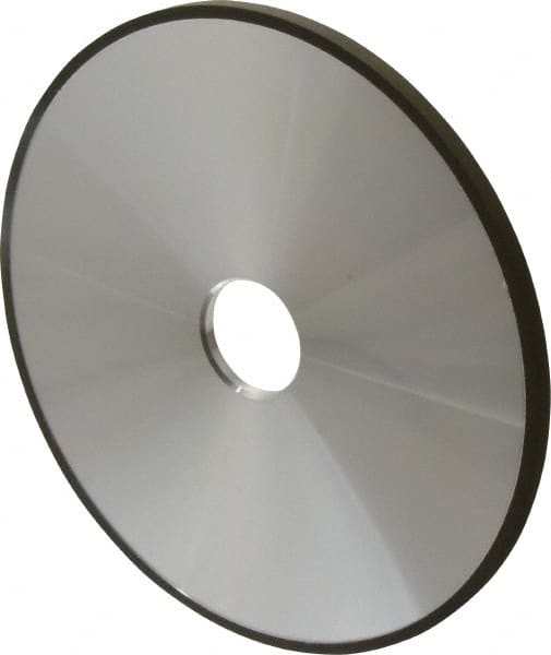 Made in USA - 7" Diam x 1-1/4" Hole x 1/4" Thick, N Hardness, 100 Grit Surface Grinding Wheel - Diamond, Type 1A1, Fine Grade - Exact Tooling