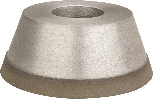 Made in USA - 3-3/4" Diam, 1-1/4" Hole Size, 1-1/2" Overall Thickness, 220 Grit, Type 11 Tool & Cutter Grinding Wheel - Very Fine Grade, Diamond - Exact Tooling