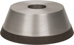 Made in USA - 5" Diam, 1-1/4" Hole Size, 1-3/4" Overall Thickness, 100 Grit, Type 11 Tool & Cutter Grinding Wheel - Fine Grade, Diamond - Exact Tooling