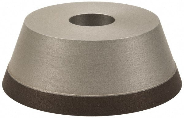 Made in USA - 5" Diam, 1-1/4" Hole Size, 1-3/4" Overall Thickness, 150 Grit, Type 11 Tool & Cutter Grinding Wheel - Very Fine Grade, Diamond - Exact Tooling