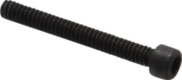 Value Collection - #0-80 UNF Hex Socket Drive, Socket Cap Screw - Alloy Steel, Black Oxide Finish, Fully Threaded, 1/2" Length Under Head - Exact Tooling
