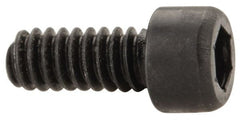 Value Collection - #1-64 UNC Hex Socket Drive, Socket Cap Screw - Alloy Steel, Black Oxide Finish, Fully Threaded, 3/16" Length Under Head - Exact Tooling