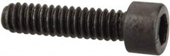 Value Collection - #1-64 UNC Hex Socket Drive, Socket Cap Screw - Alloy Steel, Black Oxide Finish, Fully Threaded, 5/16" Length Under Head - Exact Tooling