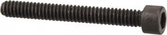 Value Collection - #1-64 UNC Hex Socket Drive, Socket Cap Screw - Alloy Steel, Black Oxide Finish, Fully Threaded, 1/2" Length Under Head - Exact Tooling