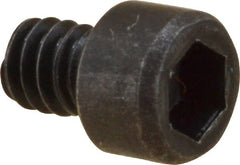 Value Collection - #2-56 UNC Hex Socket Drive, Socket Cap Screw - Alloy Steel, Black Oxide Finish, Fully Threaded, 1/8" Length Under Head - Exact Tooling