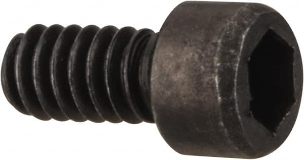 Value Collection - #2-56 UNC Hex Socket Drive, Socket Cap Screw - Alloy Steel, Black Oxide Finish, Fully Threaded, 5/32" Length Under Head - Exact Tooling