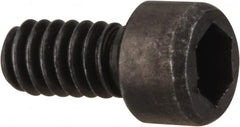 Value Collection - #2-56 UNC Hex Socket Drive, Socket Cap Screw - Alloy Steel, Black Oxide Finish, Fully Threaded, 5/32" Length Under Head - Exact Tooling