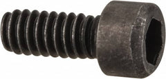 Value Collection - #2-56 UNC Hex Socket Drive, Socket Cap Screw - Alloy Steel, Black Oxide Finish, Fully Threaded, 7/32" Length Under Head - Exact Tooling