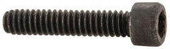 Value Collection - #2-56 UNC Hex Socket Drive, Socket Cap Screw - Alloy Steel, Black Oxide Finish, Fully Threaded, 7/16" Length Under Head - Exact Tooling