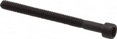 Value Collection - #2-56 UNC Hex Socket Drive, Socket Cap Screw - Alloy Steel, Black Oxide Finish, Partially Threaded, 1" Length Under Head - Exact Tooling