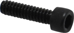 Value Collection - #4-40 UNC Hex Socket Drive, Socket Cap Screw - Alloy Steel, Black Oxide Finish, Fully Threaded, 7/16" Length Under Head - Exact Tooling