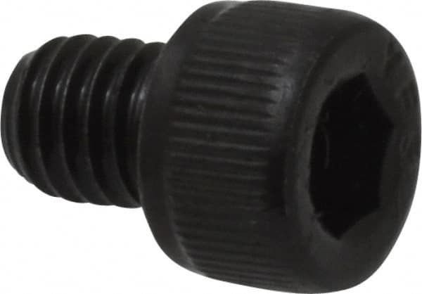 Value Collection - #10-32 UNF Hex Socket Drive, Socket Cap Screw - Alloy Steel, Black Oxide Finish, Fully Threaded, 1/4" Length Under Head - Exact Tooling