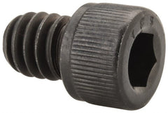 Value Collection - 1/4-20 UNC Hex Socket Drive, Socket Cap Screw - Alloy Steel, Black Oxide Finish, Fully Threaded, 5/16" Length Under Head - Exact Tooling