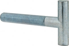 Gibraltar - 1/2-13, 2-1/2" Thread Length, Zinc Plated, Steel T Strap Bolt - 3-1/2" Length Under Head, Grade 5, 2" Head Width x 1/2" Head Height - Exact Tooling