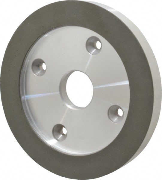Made in USA - 6" Diam, 1-1/4" Hole Size, 3/4" Overall Thickness, 150 Grit, Type 6 Tool & Cutter Grinding Wheel - Very Fine Grade, Diamond - Exact Tooling
