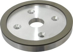 Made in USA - 6" Diam, 1-1/4" Hole Size, 3/4" Overall Thickness, 150 Grit, Type 6 Tool & Cutter Grinding Wheel - Very Fine Grade, Diamond - Exact Tooling