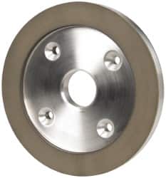 Made in USA - 6" Diam, 1-1/4" Hole Size, 3/4" Overall Thickness, 150 Grit, Type 6 Tool & Cutter Grinding Wheel - Very Fine Grade, Diamond - Exact Tooling