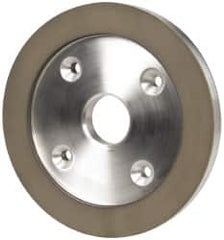 Made in USA - 6" Diam, 1-1/4" Hole Size, 3/4" Overall Thickness, 150 Grit, Type 6 Tool & Cutter Grinding Wheel - Very Fine Grade, Diamond - Exact Tooling
