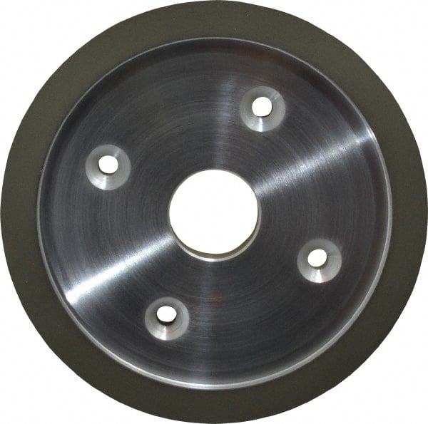 Made in USA - 6" Diam, 1-1/4" Hole Size, 3/4" Overall Thickness, 150 Grit, Type 6 Tool & Cutter Grinding Wheel - Very Fine Grade, Diamond - Exact Tooling
