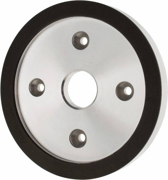 Made in USA - 6" Diam, 1-1/4" Hole Size, 3/4" Overall Thickness, 220 Grit, Type 6 Tool & Cutter Grinding Wheel - Very Fine Grade, Diamond - Exact Tooling
