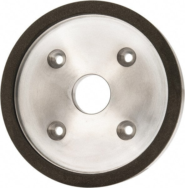 Made in USA - 6" Diam, 1-1/4" Hole Size, 3/4" Overall Thickness, 150 Grit, Type 6 Tool & Cutter Grinding Wheel - Very Fine Grade, Diamond - Exact Tooling
