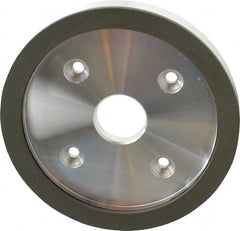 Made in USA - 6" Diam, 1-1/4" Hole Size, 3/4" Overall Thickness, 150 Grit, Type 6 Tool & Cutter Grinding Wheel - Very Fine Grade, Diamond - Exact Tooling