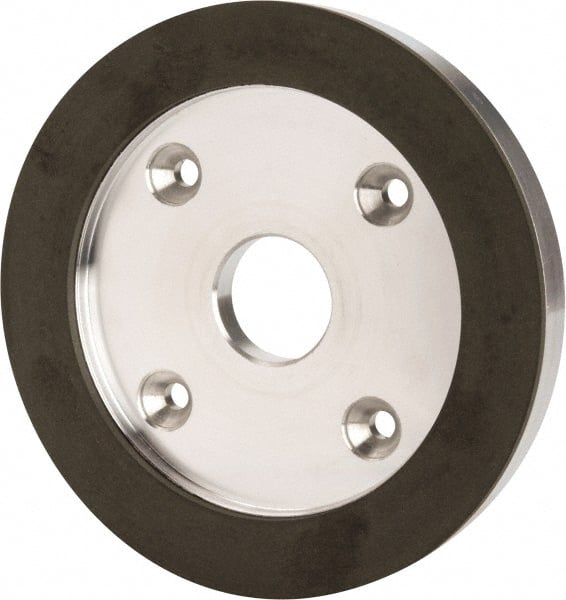 Made in USA - 6" Diam, 1-1/4" Hole Size, 3/4" Overall Thickness, 220 Grit, Type 6 Tool & Cutter Grinding Wheel - Very Fine Grade, Diamond - Exact Tooling