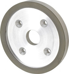 Made in USA - 6" Diam, 1-1/4" Hole Size, 3/4" Overall Thickness, 220 Grit, Type 6 Tool & Cutter Grinding Wheel - Very Fine Grade, Diamond - Exact Tooling