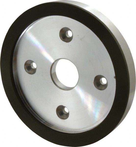 Made in USA - 6" Diam, 1-1/4" Hole Size, 3/4" Overall Thickness, 150 Grit, Type 6 Tool & Cutter Grinding Wheel - Very Fine Grade, Diamond - Exact Tooling