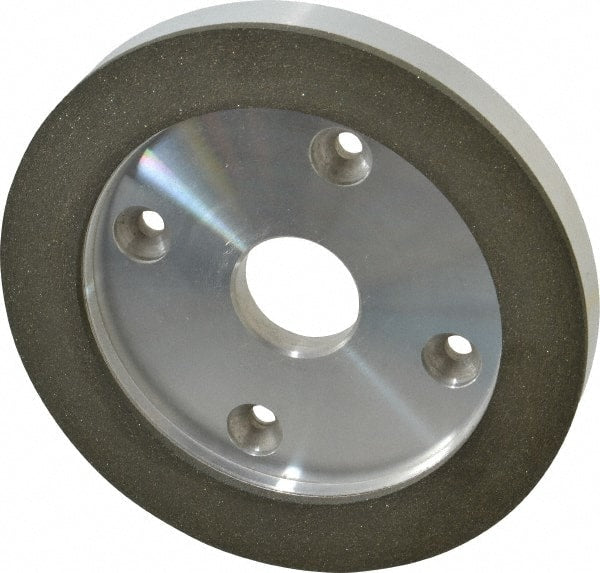 Made in USA - 6" Diam, 1-1/4" Hole Size, 3/4" Overall Thickness, 100 Grit, Type 6 Tool & Cutter Grinding Wheel - Fine Grade, Diamond - Exact Tooling