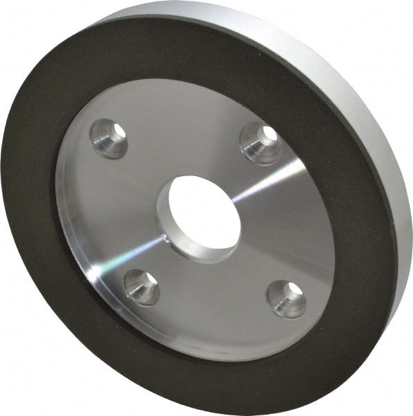 Made in USA - 6" Diam, 1-1/4" Hole Size, 3/4" Overall Thickness, 150 Grit, Type 6 Tool & Cutter Grinding Wheel - Very Fine Grade, Diamond - Exact Tooling