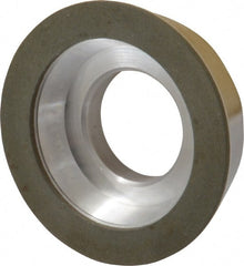 Made in USA - 3" Diam, 1-1/4" Hole Size, 7/8" Overall Thickness, 200 Grit, Type 11 Tool & Cutter Grinding Wheel - Very Fine Grade, Diamond - Exact Tooling