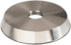 Made in USA - 6" Diam, 1-1/4" Hole Size, 1" Overall Thickness, 150 Grit, Type 12 Tool & Cutter Grinding Wheel - Very Fine Grade, Diamond - Exact Tooling