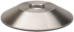 Made in USA - 6" Diam, 1-1/4" Hole Size, 1" Overall Thickness, 220 Grit, Type 12 Tool & Cutter Grinding Wheel - Very Fine Grade, Diamond - Exact Tooling