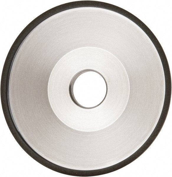 Made in USA - 6" Diam, 1-1/4" Hole Size, 1" Overall Thickness, 150 Grit, Type 12 Tool & Cutter Grinding Wheel - Very Fine Grade, Diamond - Exact Tooling