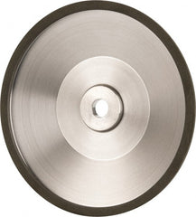 Made in USA - 6" Diam, 1-1/4" Hole Size, 1" Overall Thickness, 150 Grit, Type 12 Tool & Cutter Grinding Wheel - Very Fine Grade, Diamond - Exact Tooling
