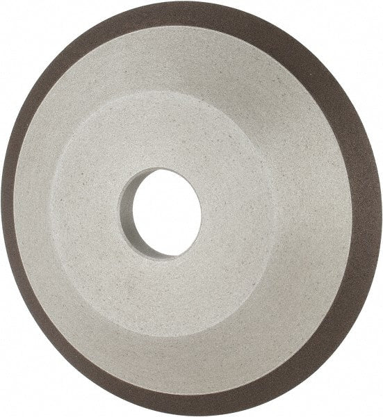 Made in USA - 6" Diam, 1-1/4" Hole Size, 3/4" Overall Thickness, 150 Grit, Type 12 Tool & Cutter Grinding Wheel - Very Fine Grade, Diamond - Exact Tooling
