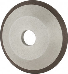 Made in USA - 6" Diam, 1-1/4" Hole Size, 3/4" Overall Thickness, 150 Grit, Type 12 Tool & Cutter Grinding Wheel - Very Fine Grade, Diamond - Exact Tooling