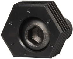 Mitee-Bite - 1 to 6mm Hex, 1/2-13 Stud Thread, Irregular Hex Clamp - 0.394" Hex Height, 4,000 Lb Holding Force, 1" Thread Length, 65 Ft/Lb Torque - Exact Tooling