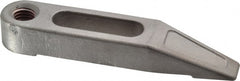Mitee-Bite - 1/2-13 Stud, Stainless Steel, Plain Strap Clamp - 1.36" Travel, 5" OAL x 1" Wide x 3/4" High, Tapered Nose - Exact Tooling